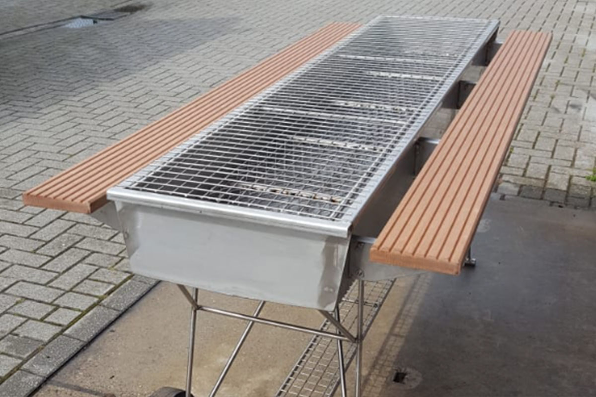 RVS rooster op maat voor BBQ en Rookton