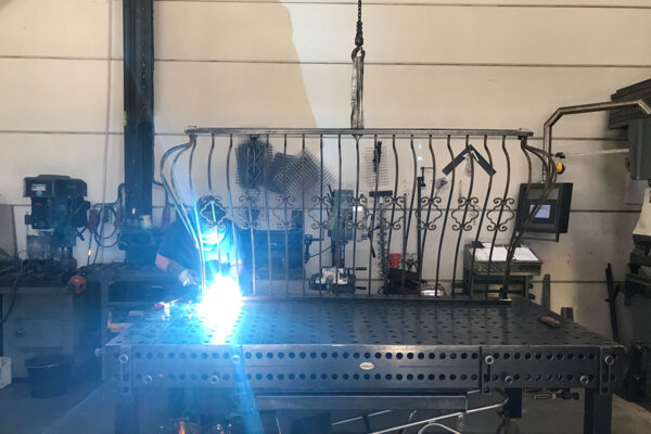 Stalen buikspijl hekwerk