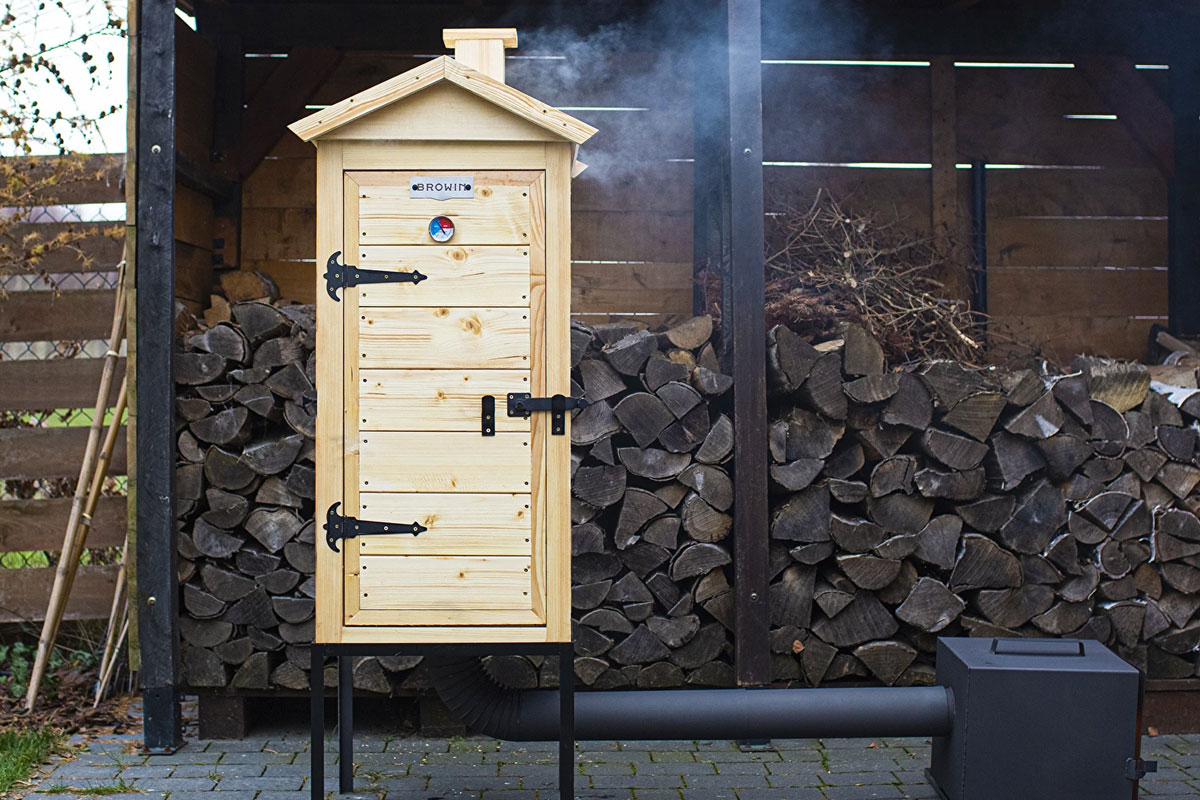 Rookkast hout of staal