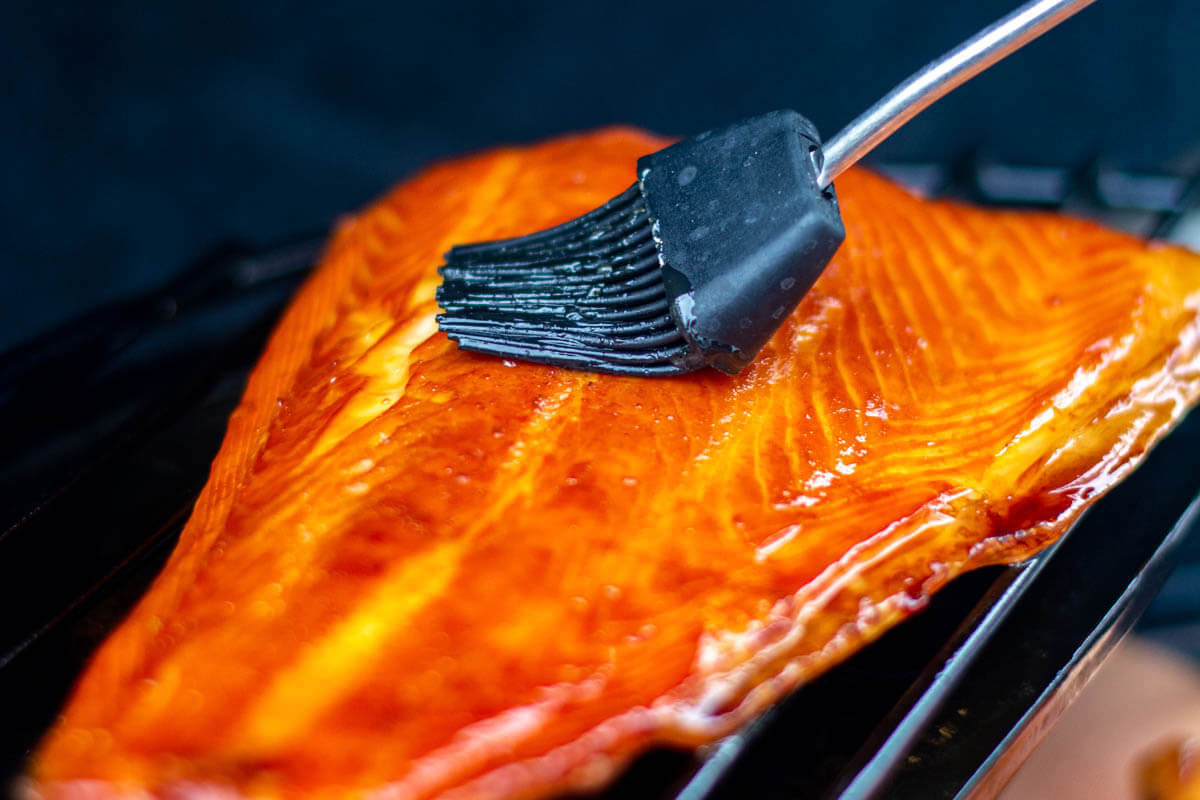 zalm roken met honing