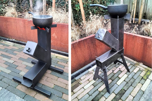 Koken op Rocket Stove