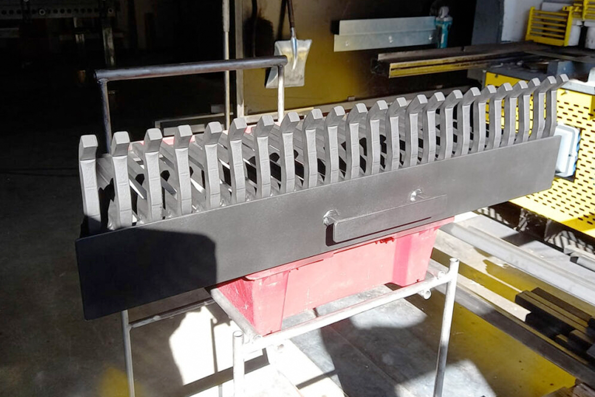 Stookrooster met aslade