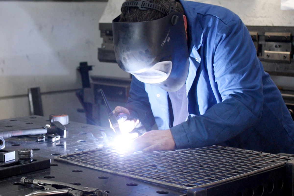 RVS rooster laten lassen