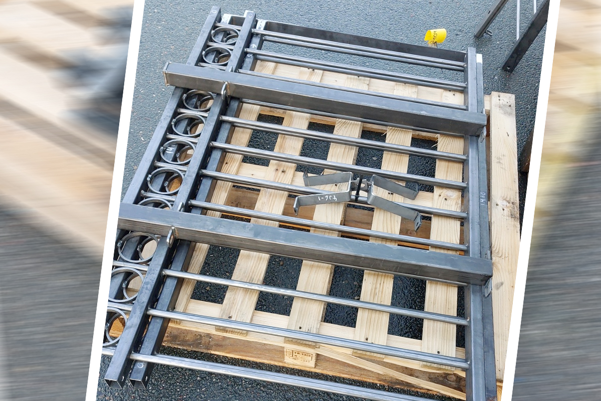 Sierhekwerk met ringen