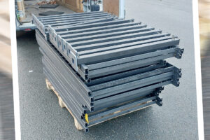 Stalen balustrade voor dakterras