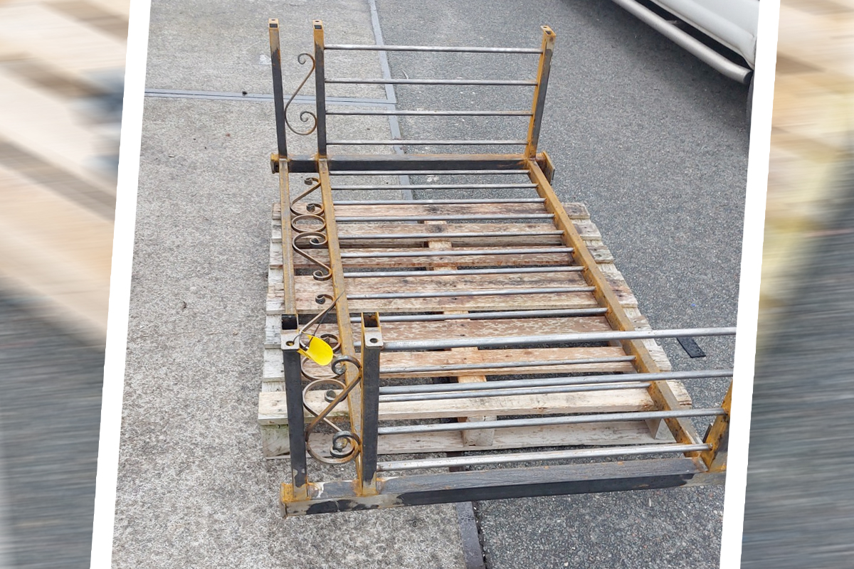 Stalen sierhek voor balkon