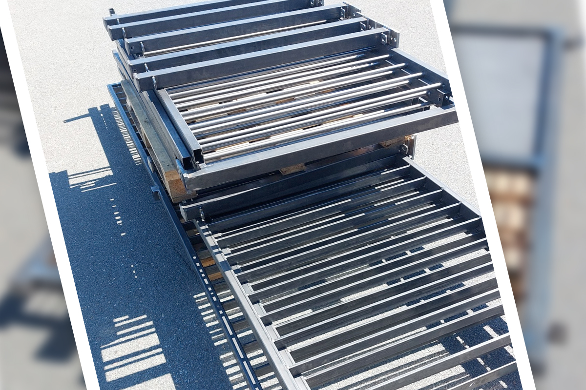 Striphekwerk voor dakterras