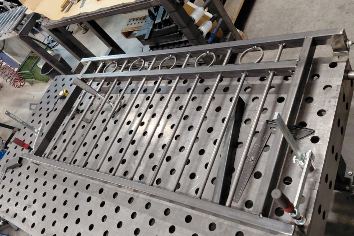 Frans balkonhek van staal