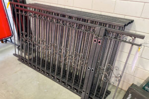 Klassiek balkonhek van staal