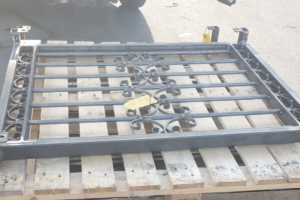 Luxe stalen Frans balkonhek