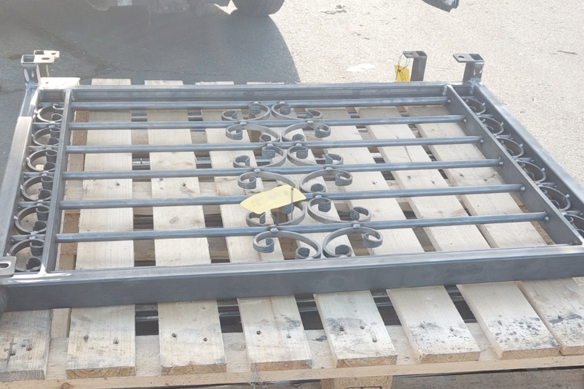 Luxe stalen Frans balkonhek