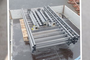 Stalen balustrade laten lassen