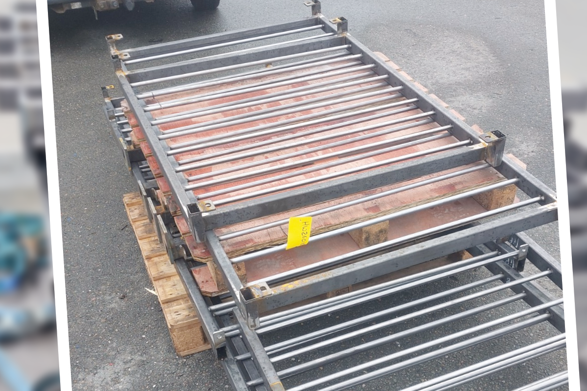 Stalen spijlenhekwerk voor dakterras