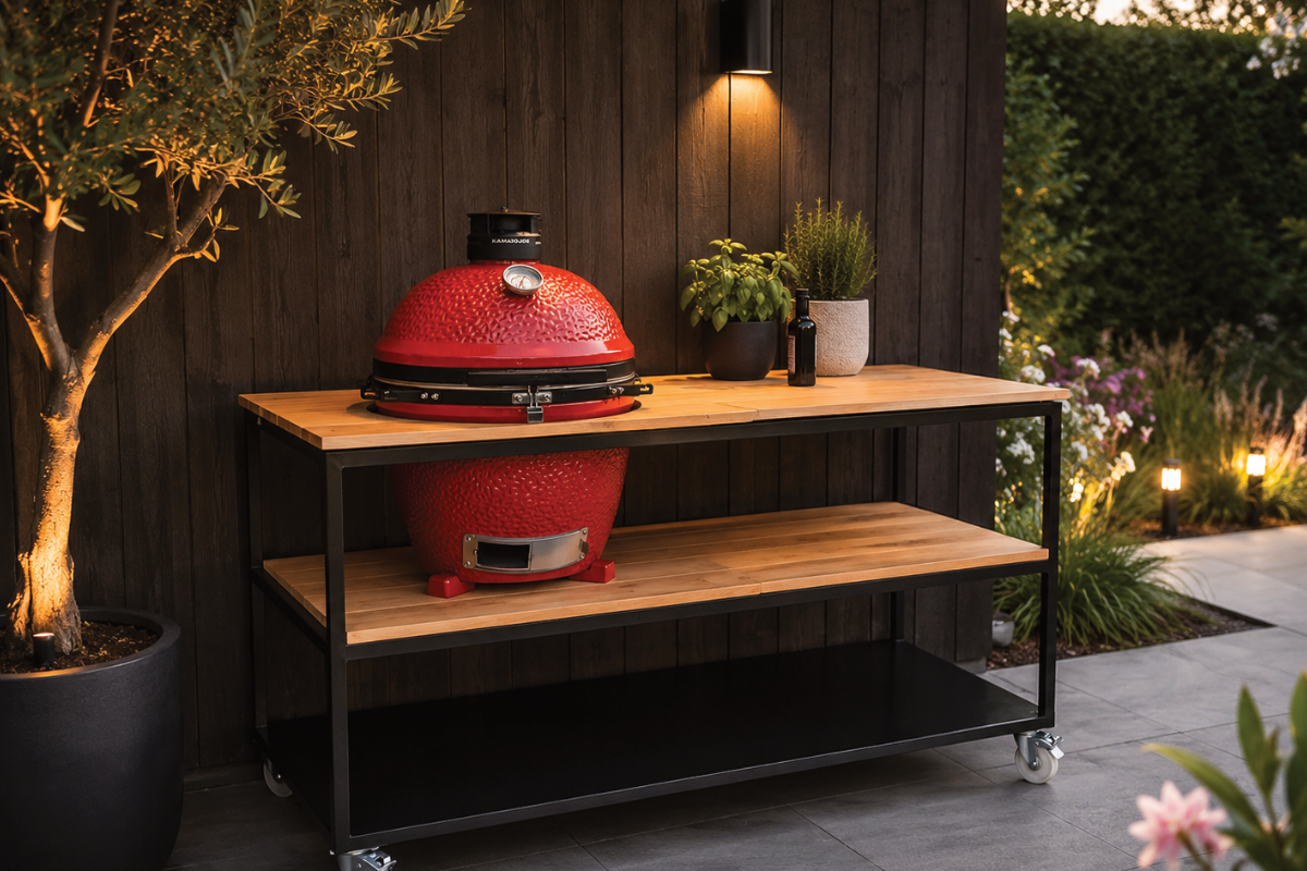 BBQ meubel van staal: stijlvol, duurzaam en praktisch buitenmeubel